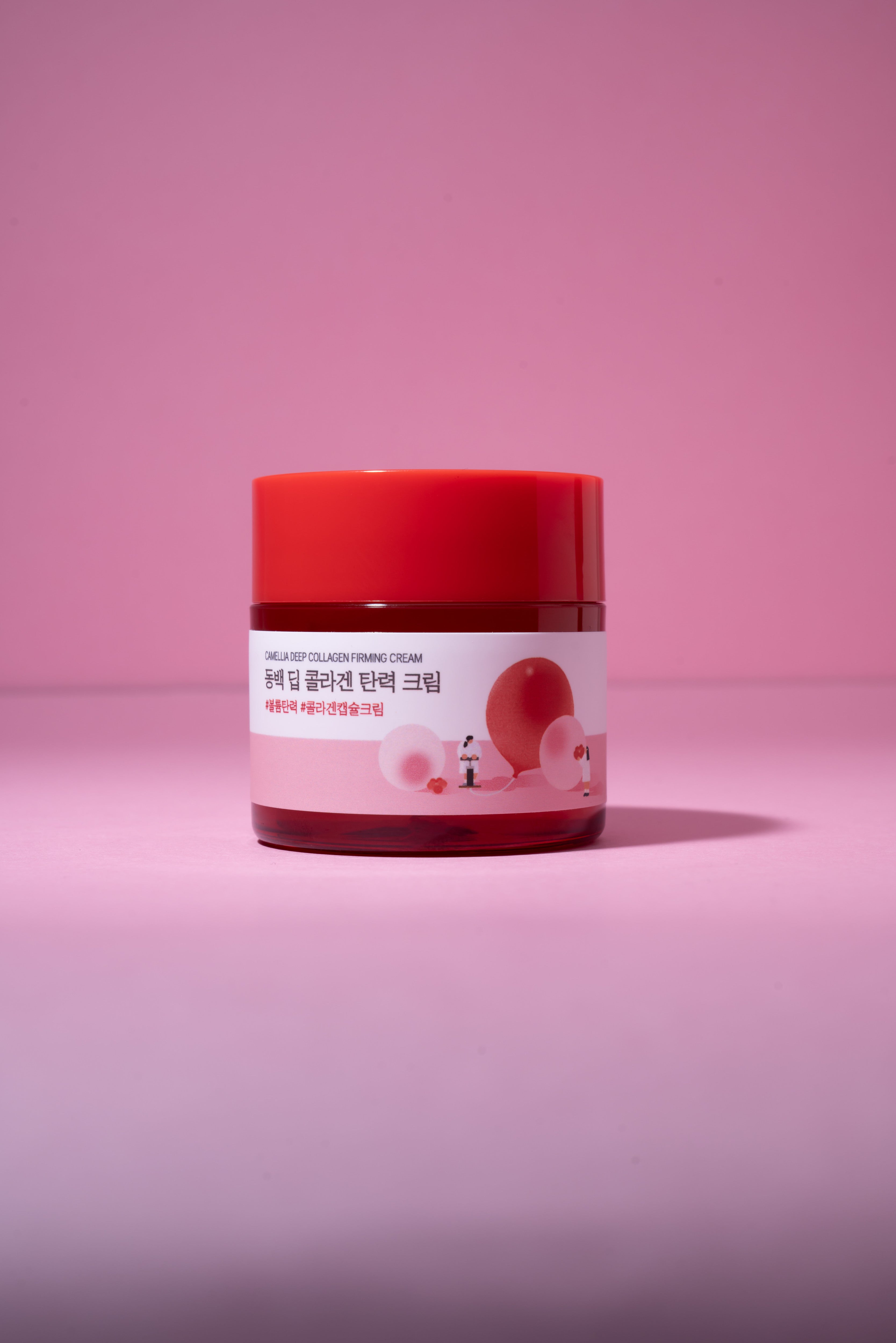 Round lab-camellia deep collagen firming cream