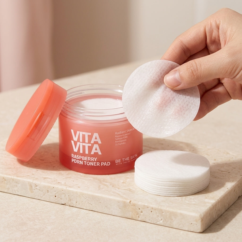 Vita Vita Raspberry Glow Toner Pads