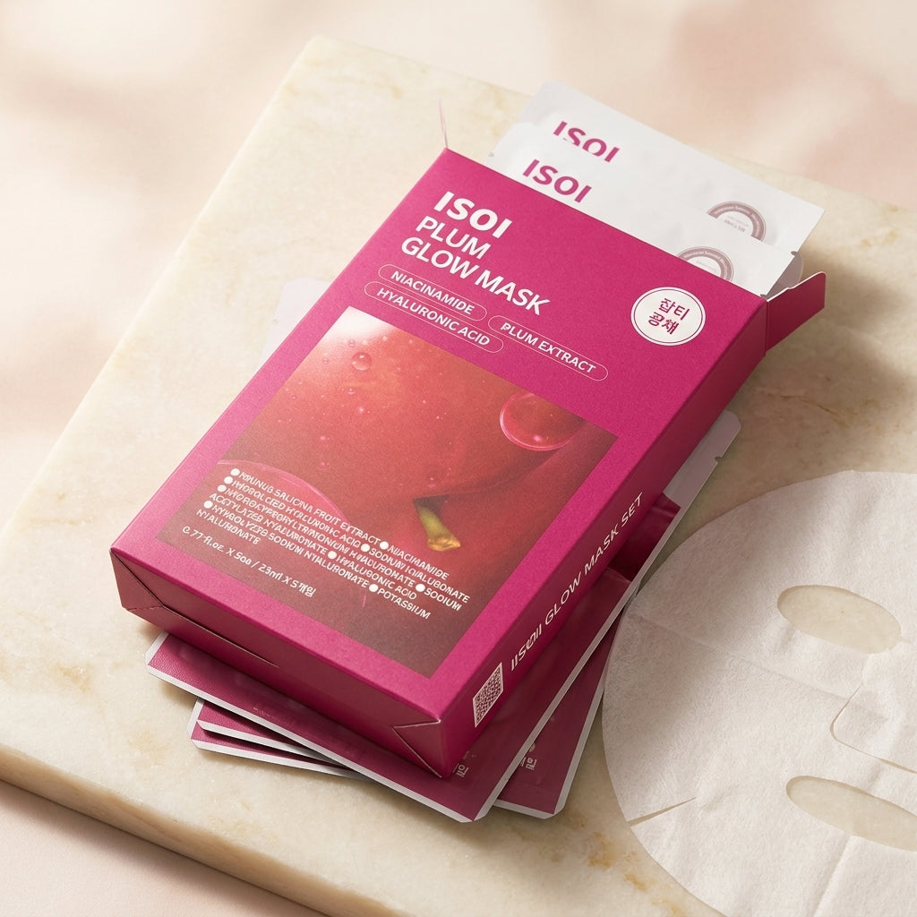 ISOI Plum Glow Mask Set