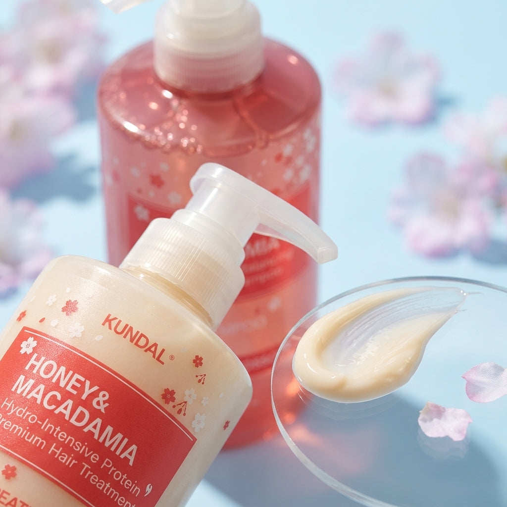 KUNDAL Cherry Blossom Hair Ritual Duo